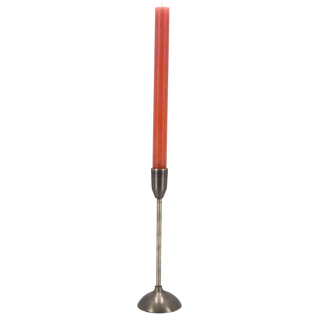 Kandelaar Aluminium Bronze 7.5x7.5x23.5cm - Afbeelding 2