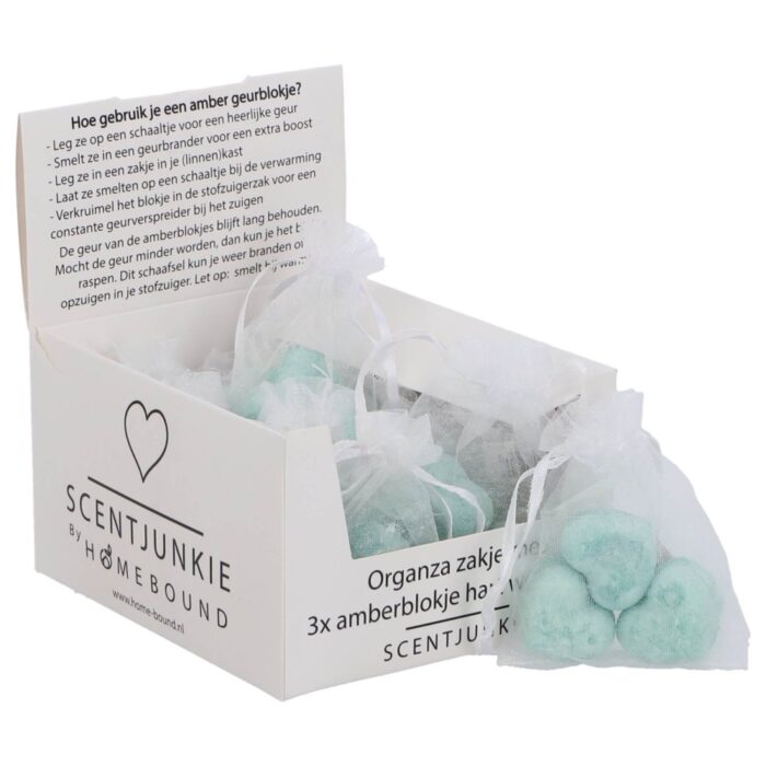 Amberblokje Hart wood 2