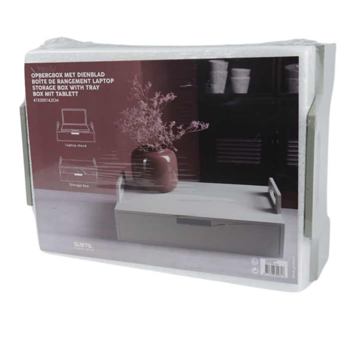 Gusta laptoptafel groengrijs 41 cm - Afbeelding 2