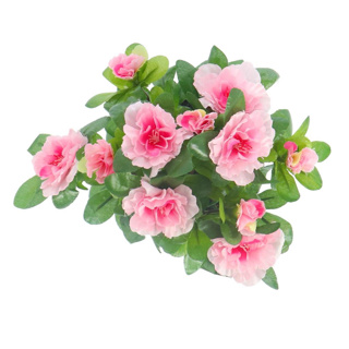 Kunstplant azalea roze in pot - Afbeelding 4