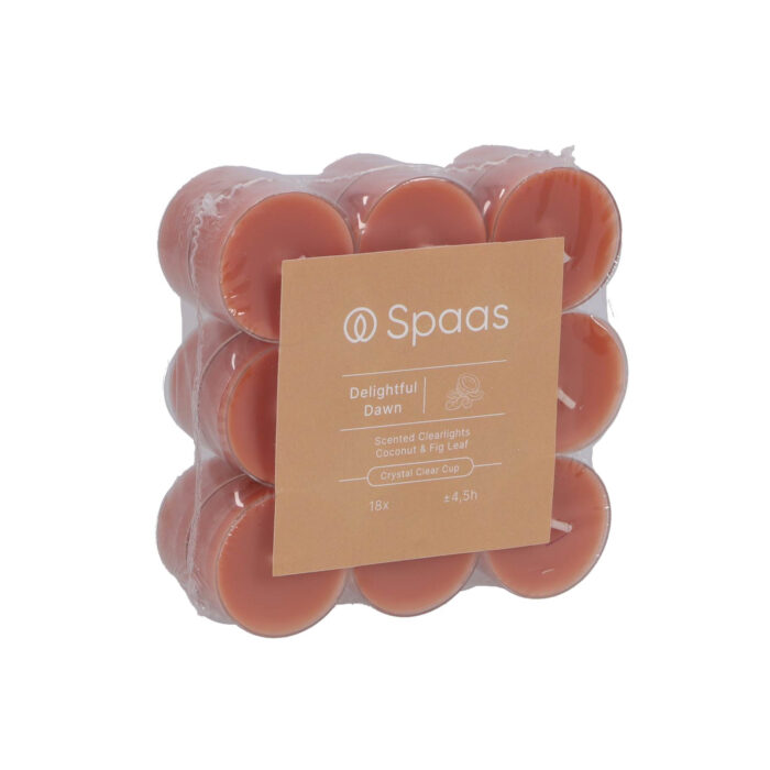 Spaas Geurende clearlights blokverpakking x18  4,5u - Delightful Dawn - Afbeelding 2