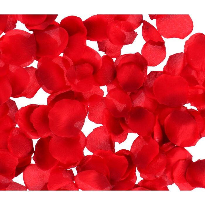 Rozenblaadjes rood in giftbox hart - Afbeelding 5