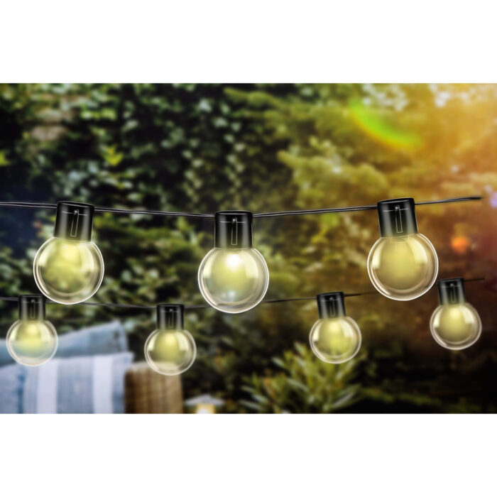 Tuinverlichtingslinger op zonne energie 4,9m - Afbeelding 5