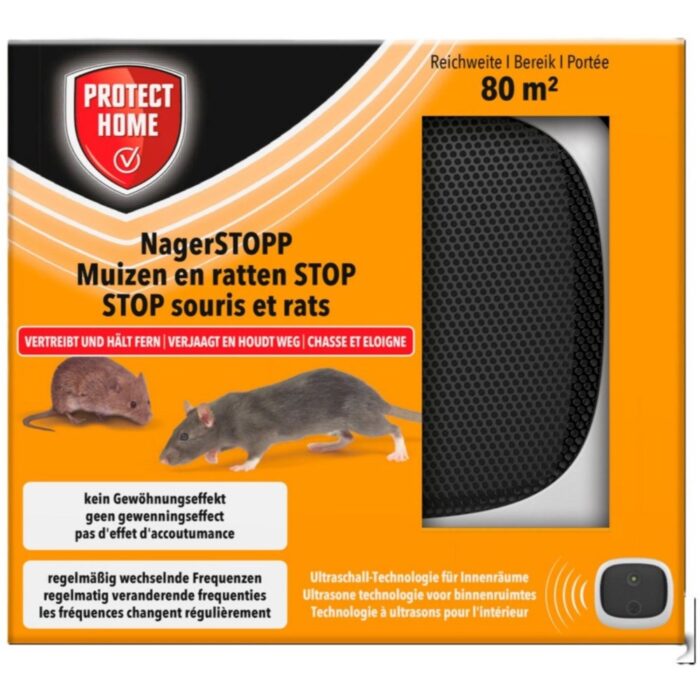 Protect Home Ultrasonic Muis en Rat 80m