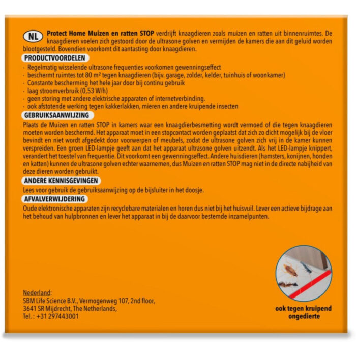Protect Home Ultrasonic Muis en Rat 80m - Afbeelding 2