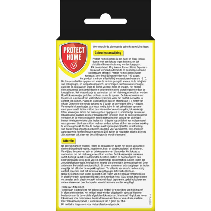 Protect Home Express muizenmiddel Muizen en Ratten - Afbeelding 2