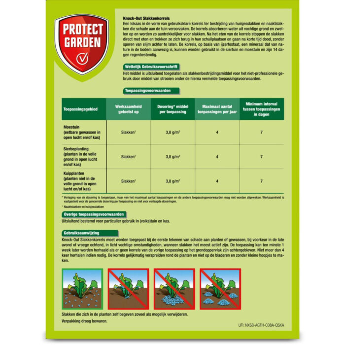 Protect Garden Knock-Out slakkenkorrels 1kg - Afbeelding 2
