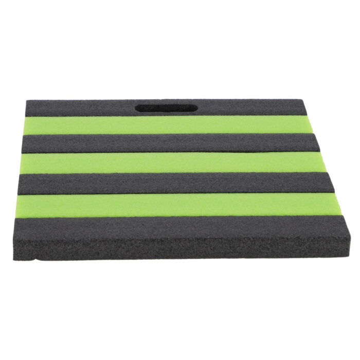 Kniemat 35 x 30 cm zwart/groen - Afbeelding 2