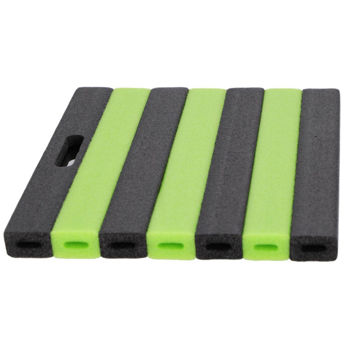 Kniemat 35 x 30 cm zwart/groen - Afbeelding 4