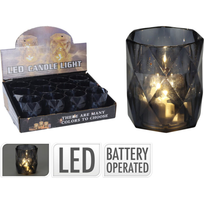 Lamp Mini 6Cm Grijs - Afbeelding 3