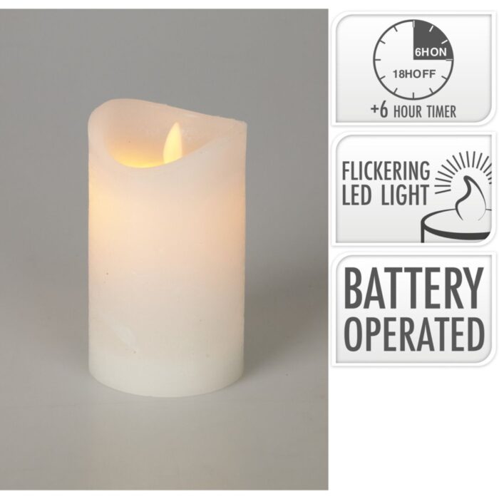 Ledkaars Bewegende Vlam 75X125