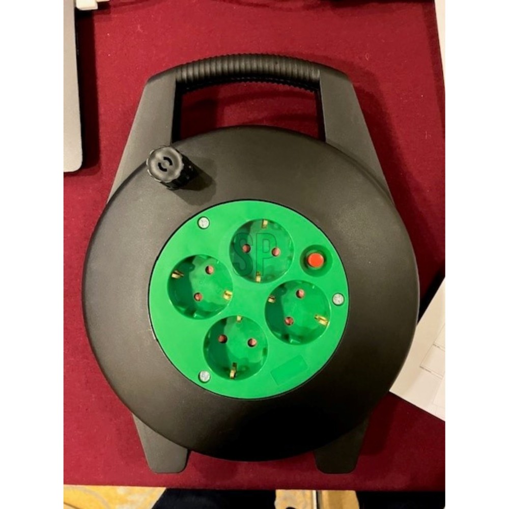 Haspel 10M Zwart Met Rood