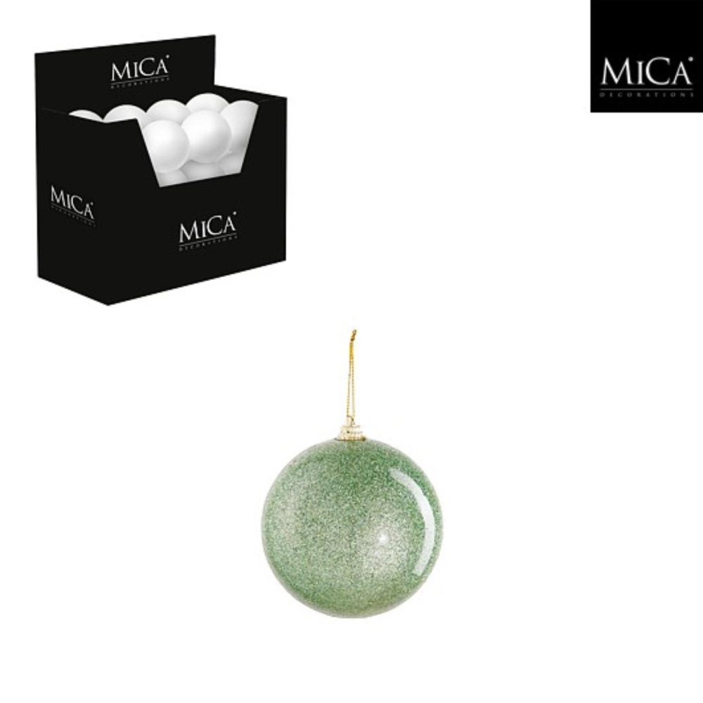 Bal onbreekbaar groen 24 stuks display - d8cm