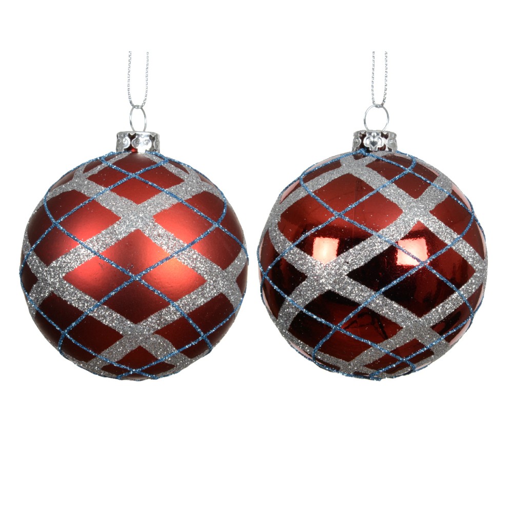 Kerstbal pp 2col assdia8cm