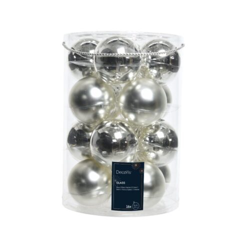 Kerstballen glas shiny