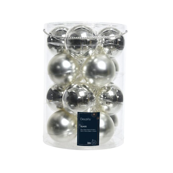 Kerstballen glas shiny