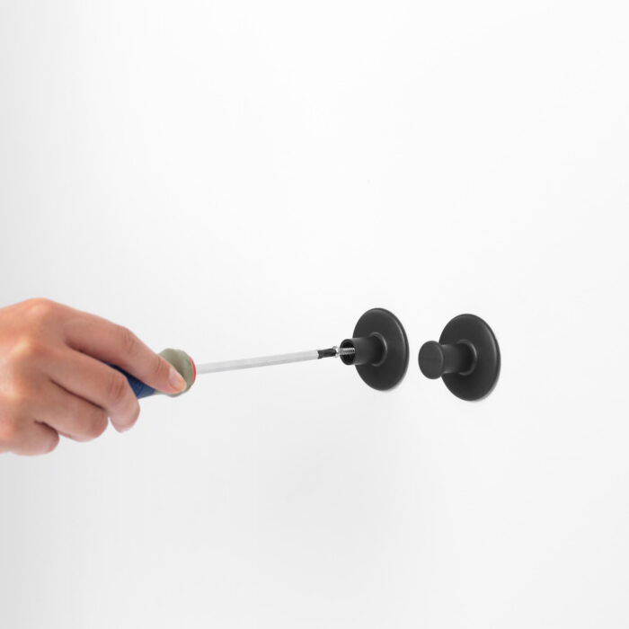 Brabantia ReNew Handdoekhaakjes, set van 2 - Dark Grey - Afbeelding 3