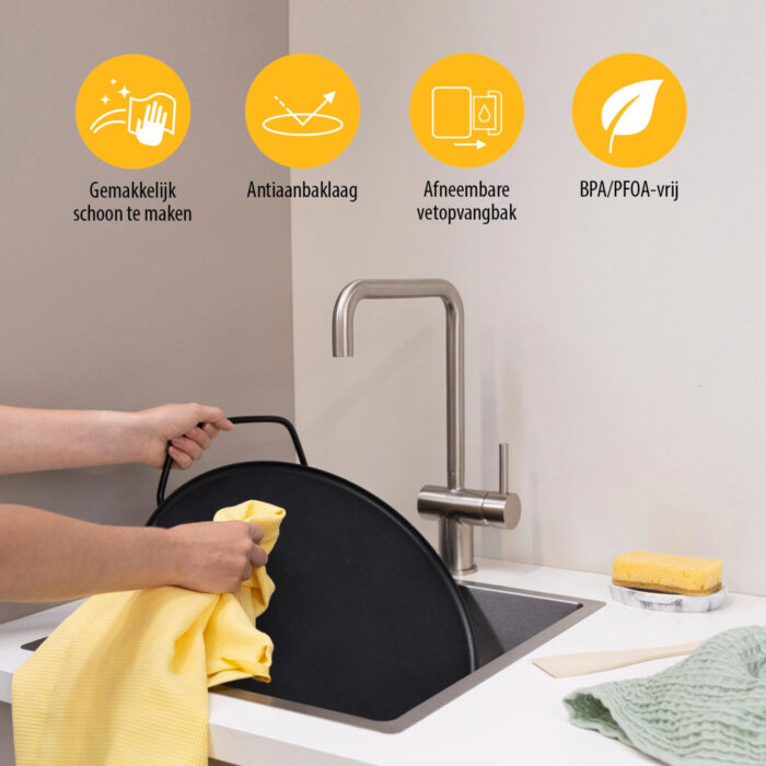 Tristar bakplaat rond 40 cm - Afbeelding 5