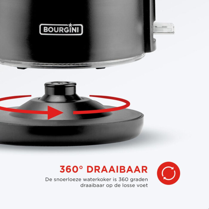 Bourgini waterkoker 1,5l - Afbeelding 6