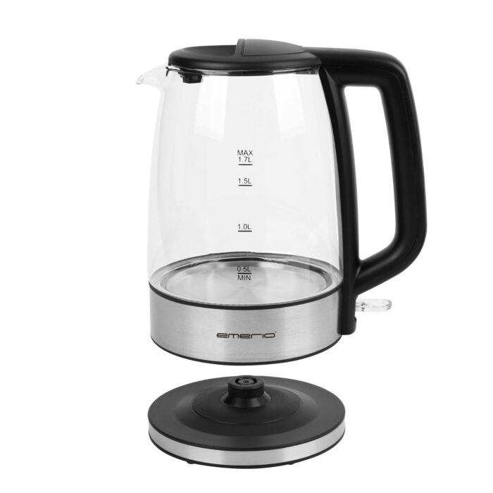 Emerio waterkoker 1,7l glas wk-130126 - Afbeelding 3