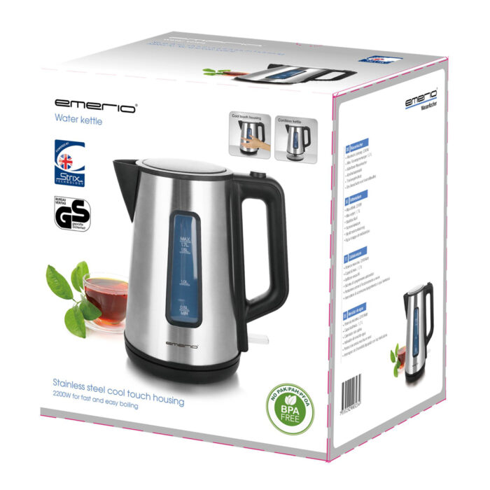Emerio waterkoker 1,7l wk-122829 - Afbeelding 2