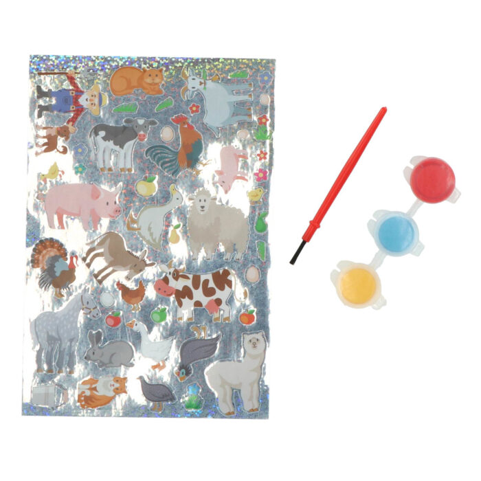 Creafun schilderen op canvas met stickers 6-delig - Afbeelding 3