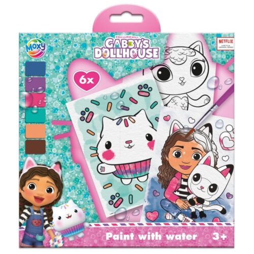 Gabby's Dollhouse schilderen met water