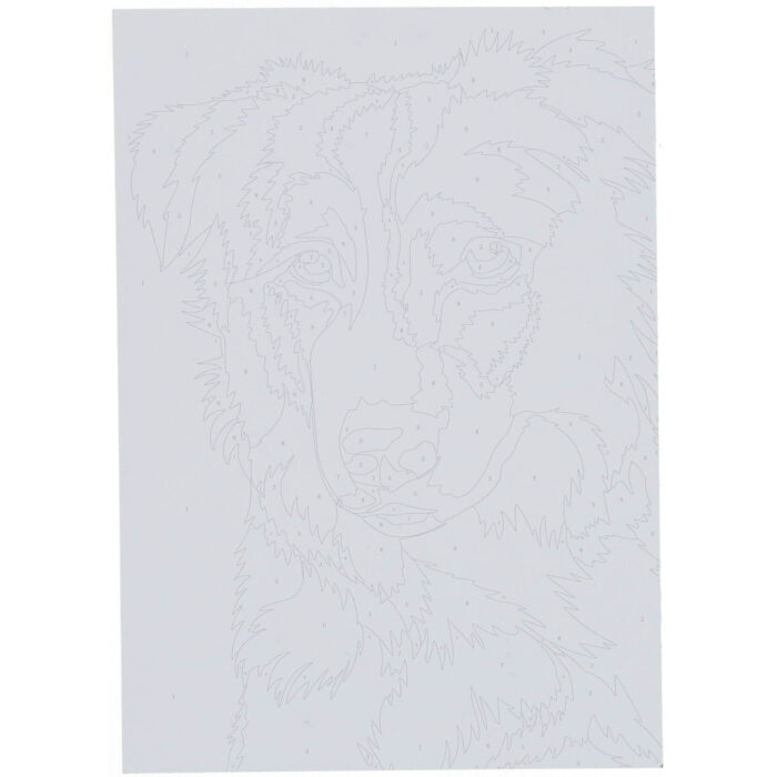 Schilderen op nummer hond - Afbeelding 4