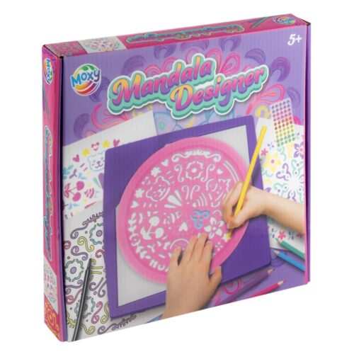 Mandala designer 25x25 cm  6 kleurpotoden