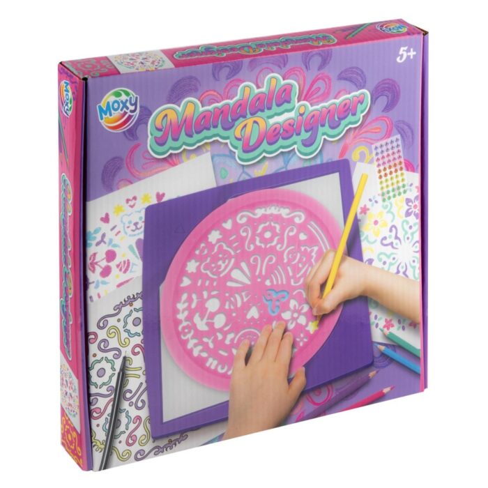 Mandala designer 25x25 cm  6 kleurpotoden