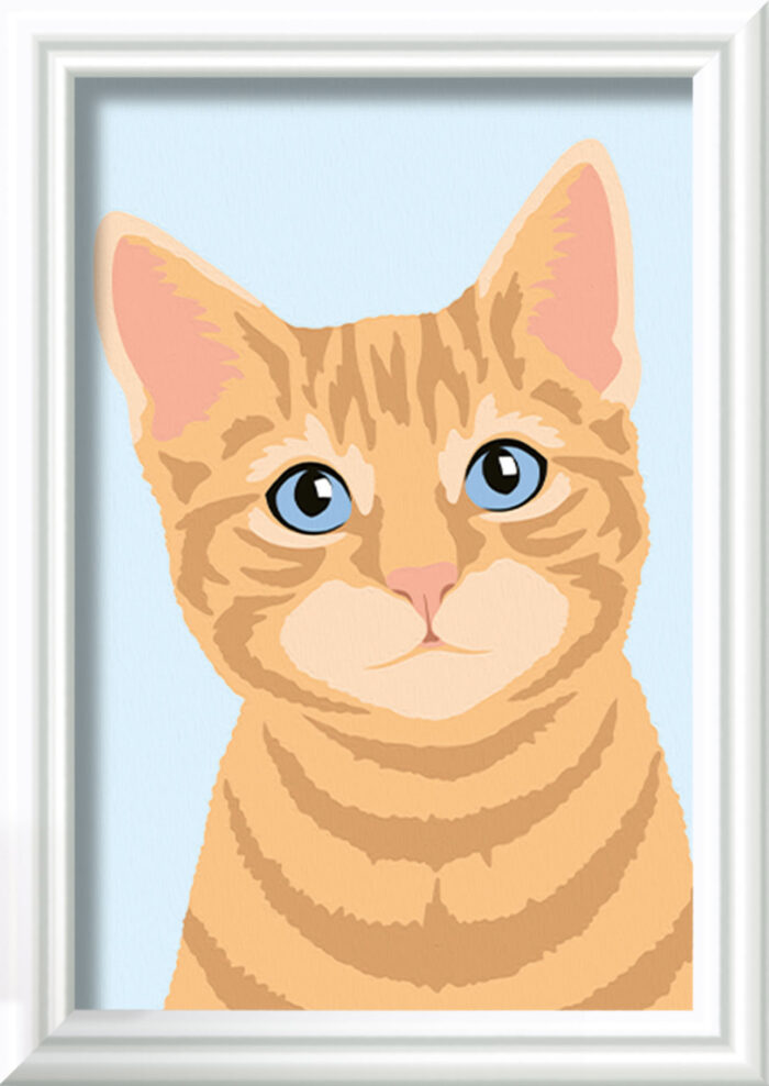 Ravensburger Creart schilderen op nummer rode poes - Afbeelding 2