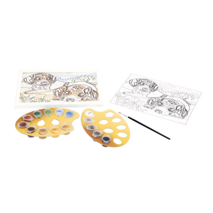 Ravensburger Creart schilderen op nummer Beagle puppies - Afbeelding 4