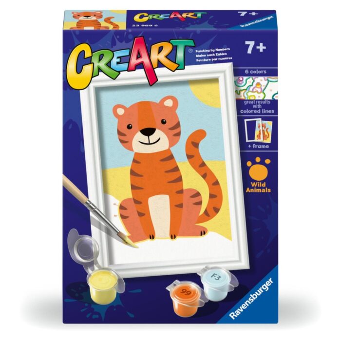 Ravensburger Creart wilde tijger schilderen op nummer
