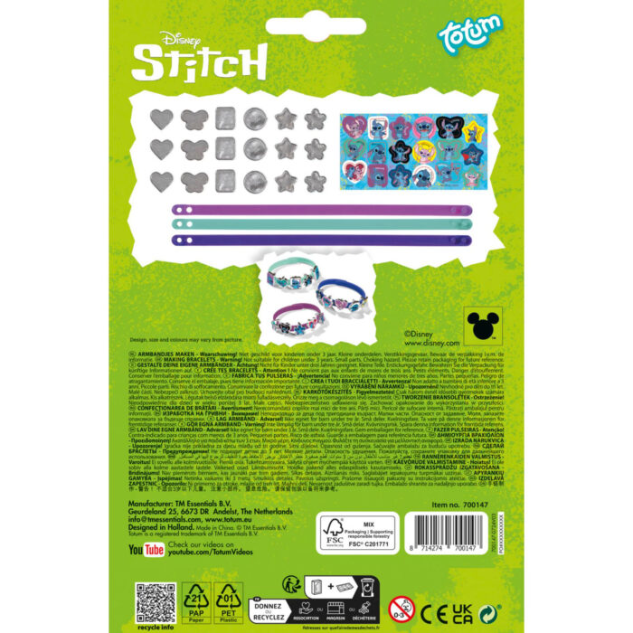 Stitch schuifarmbanden bedels - Afbeelding 4