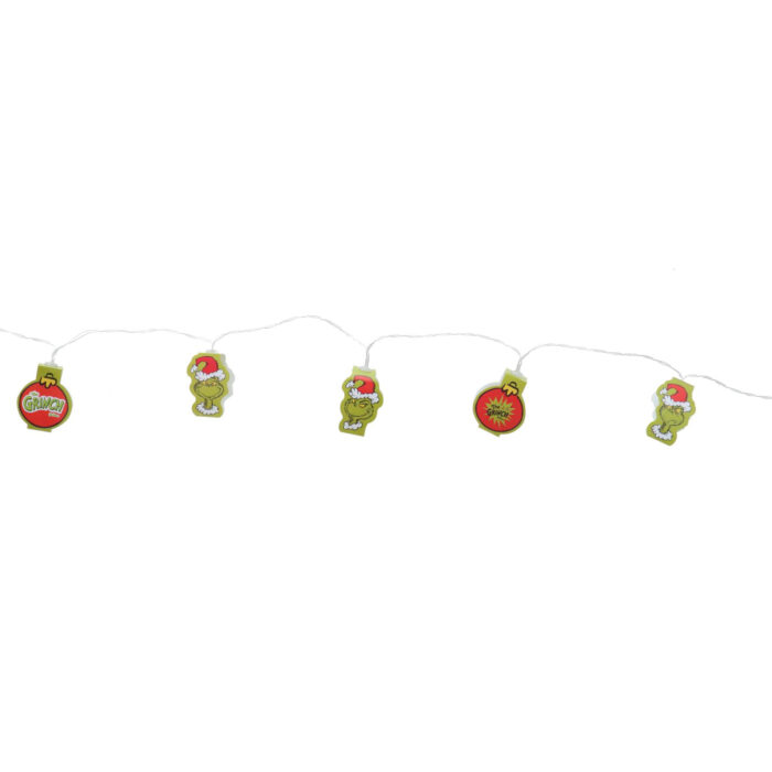 The Grinch licht slinger 12 leds, 2 meter - Afbeelding 2