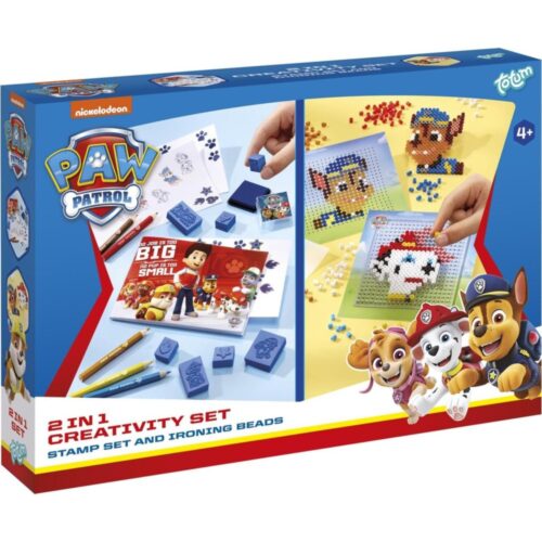 Paw Patrol Totum 2in1 strijkkralen en stempels