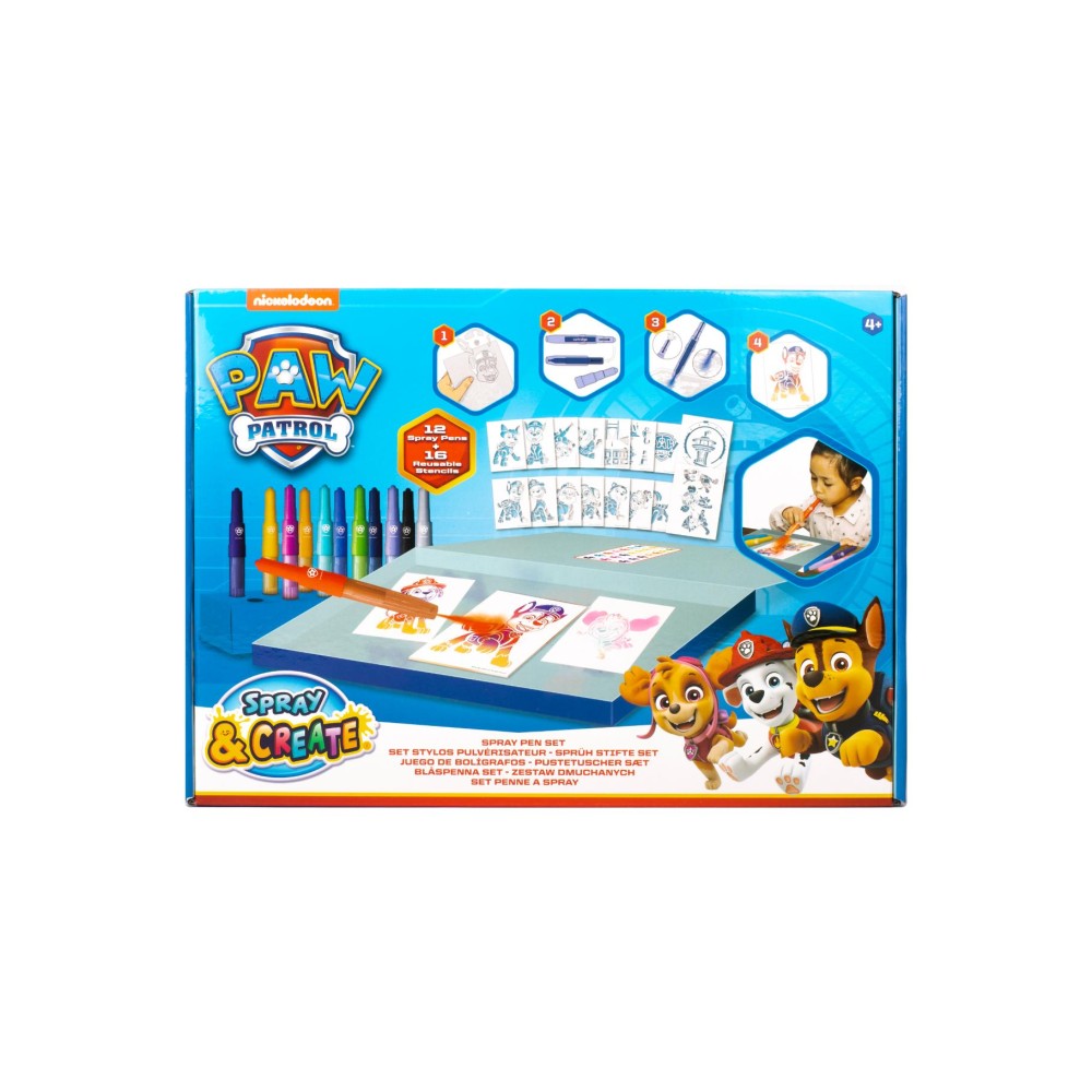 Paw Patrol spray pen set desktop box
