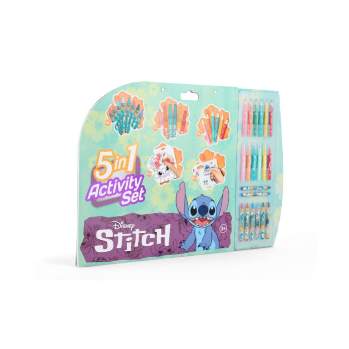 Stitch 5 In 1 Kleurboek Activiteiten Set - Afbeelding 2