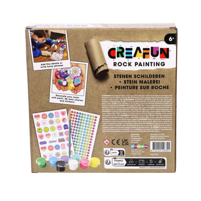 Creafun Hobbyset stenen schilderen - Afbeelding 2