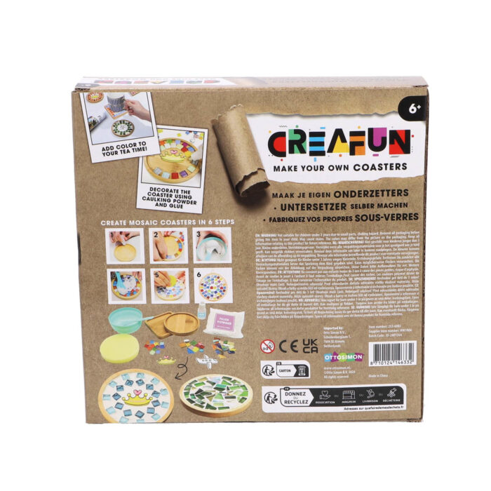 Creafun Hobbyset Maak Je Eigen Onderzetters - Afbeelding 2