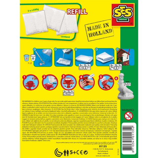 Ses Modelgips 900 Gram Ses Modelgips 900 Gram Wit - Afbeelding 2
