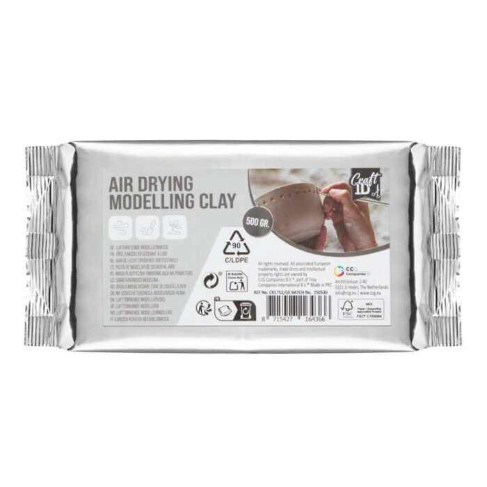 Boetseerklei 1/2 kilo wit