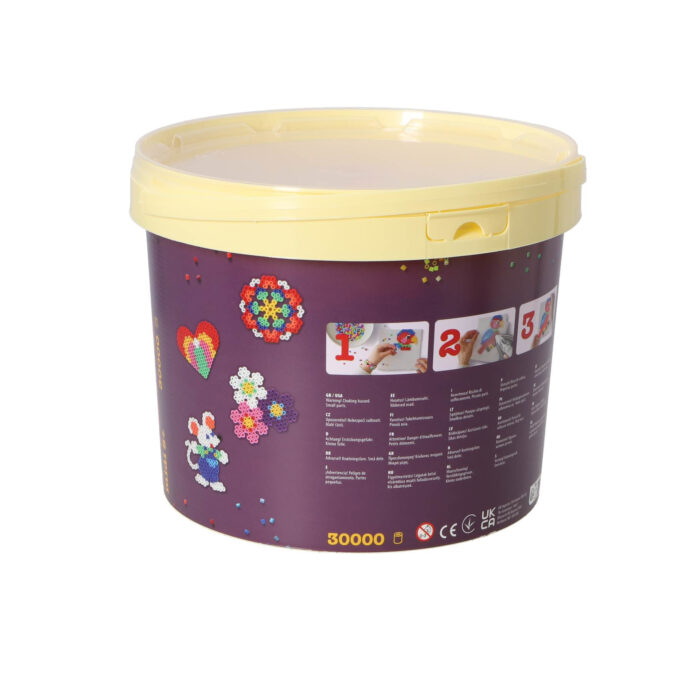 Hama strijkkralen 30000 stuks in een emmer - Afbeelding 4