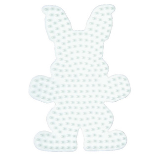 Hama Strijkkralen Grondplaat Konijn Wit - Afbeelding 2