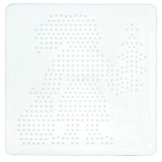 Hama Strijkkralen Grondplaat Kerstman Wit - Afbeelding 2