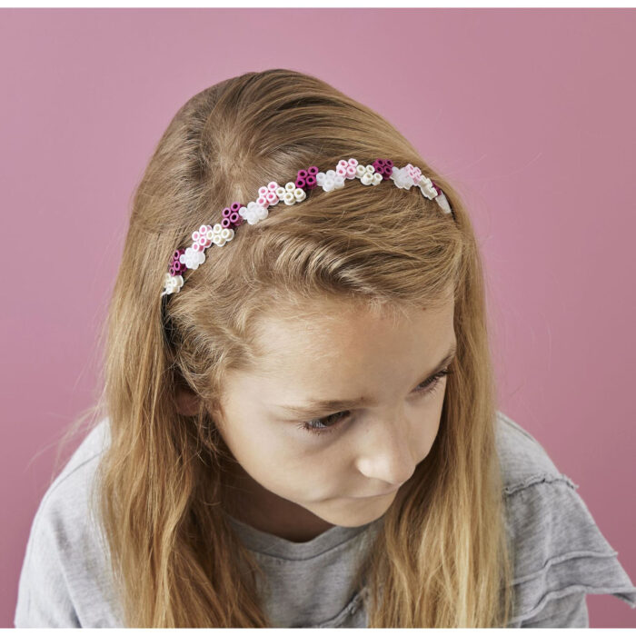 Hama strijkkralen 2400 stuks sieraden set roze - Afbeelding 5