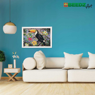 SES BEEDZ ART: Strijkkralen Toekan - Afbeelding 4