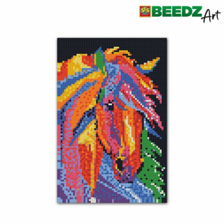 SES BEEDZ ART: Strijkkralen Paard Fantasie - Afbeelding 2