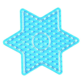 Hama Maxi Strijkkralen Grondplaat Ster Transparant - Afbeelding 2