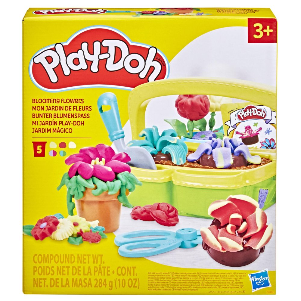 Playdoh bloeiende bloemen
